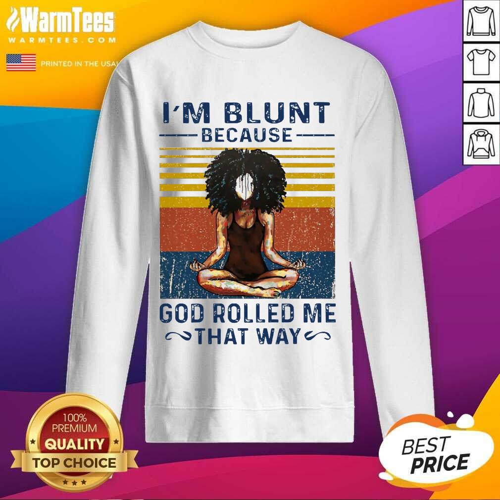 Original Black Girl Yoga Blunt Vintage Shirt