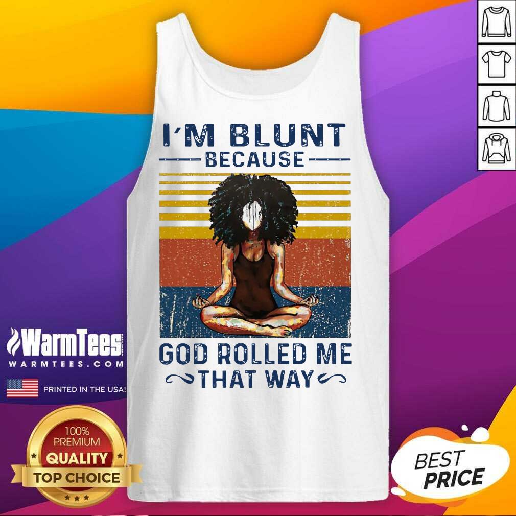 Original Black Girl Yoga Blunt Vintage Shirt