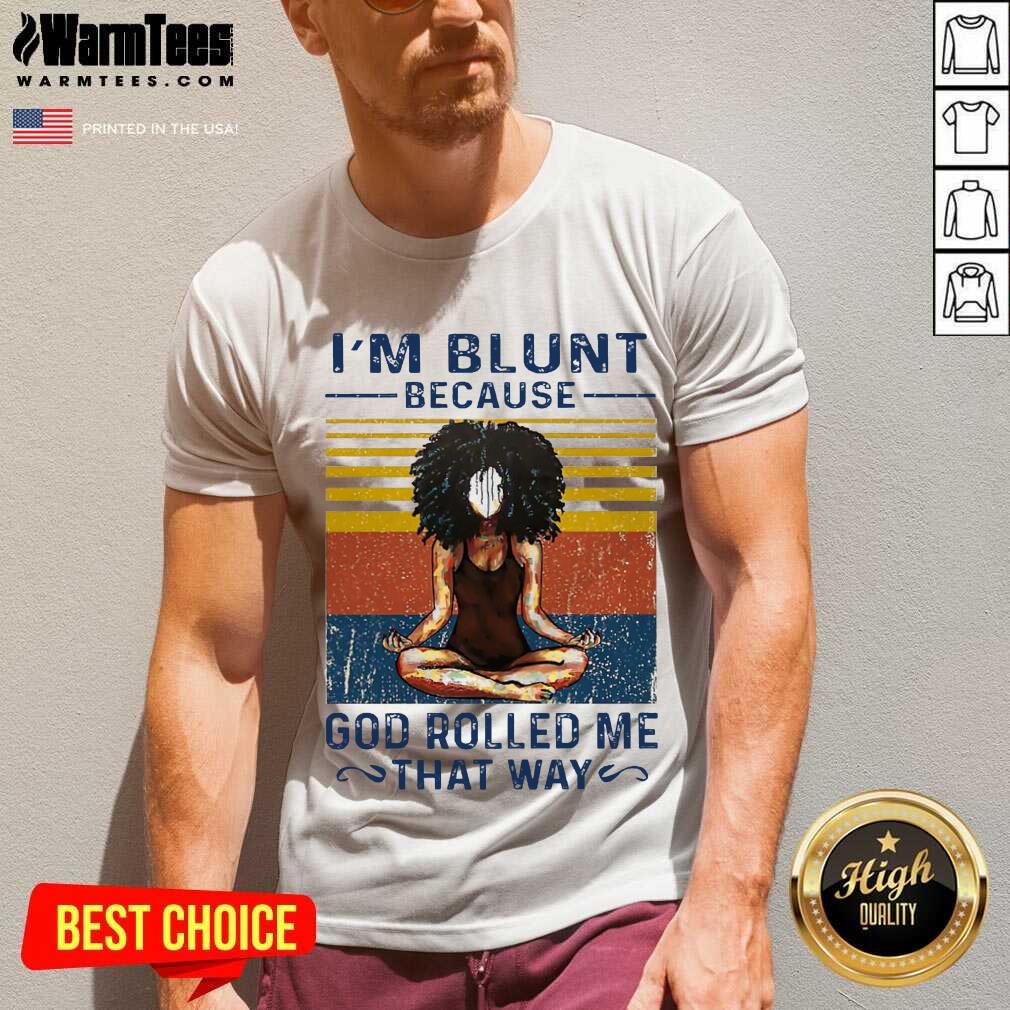 Original Black Girl Yoga Blunt Vintage Shirt