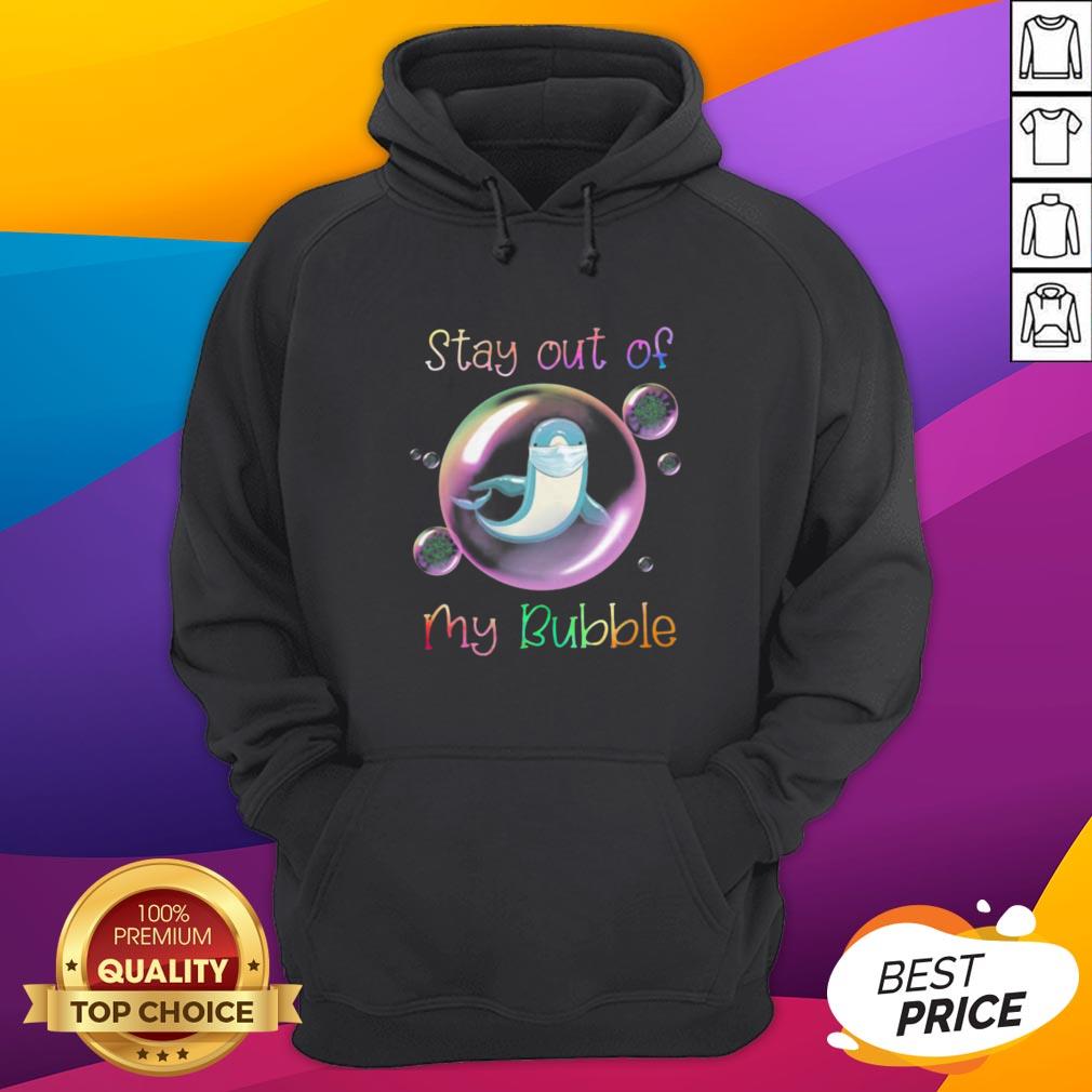 Original Dolphin Mask Stay Out Of My Bubble Covid 19 Shirt