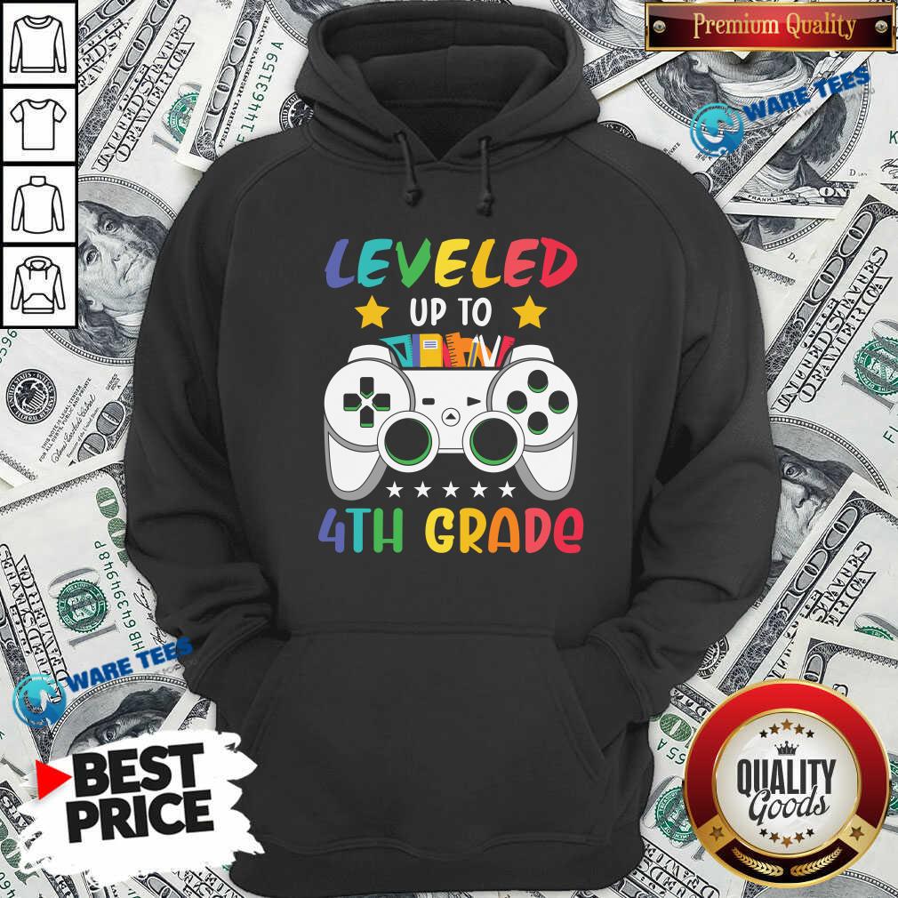 Original Game Console Leveled Up To 4th Grade Shirt