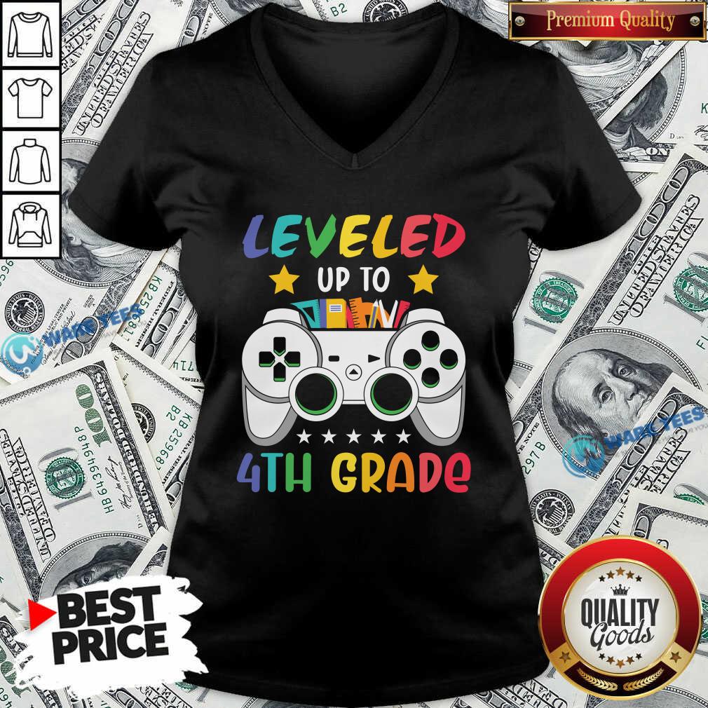 Original Game Console Leveled Up To 4th Grade Shirt