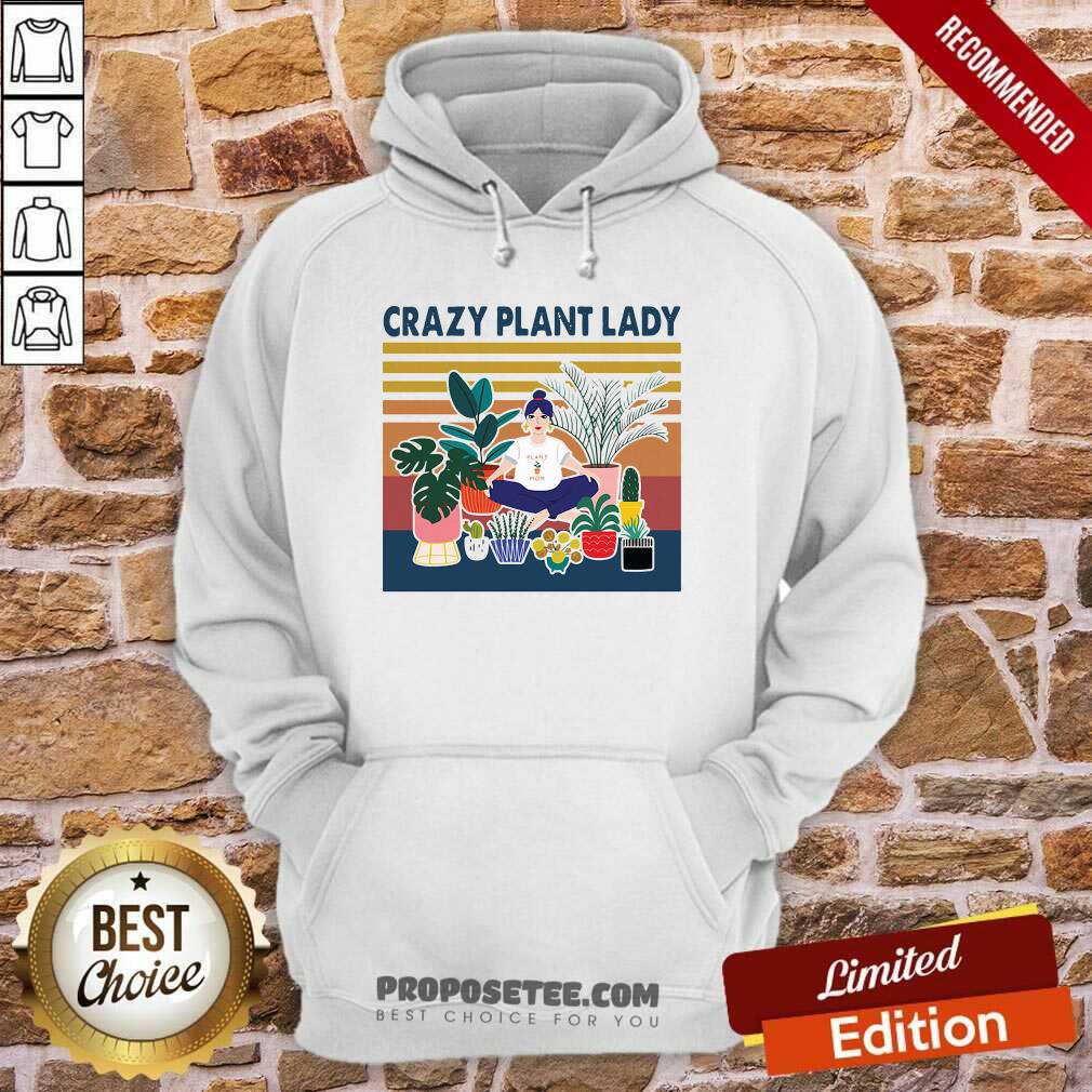 Original Garden Crazy Plant Lady Vintage Retro Shirt