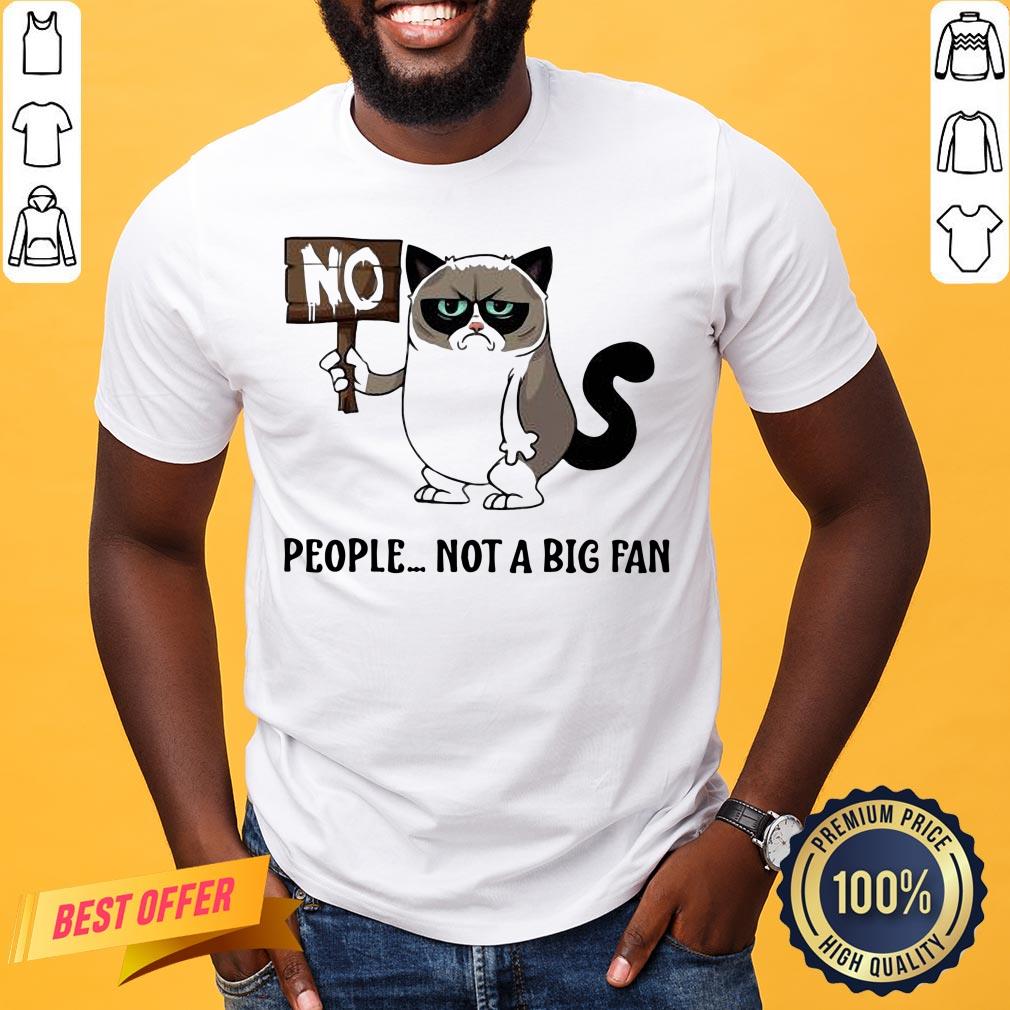 Original Grumpy Cat People Not A Big Fan Shirt