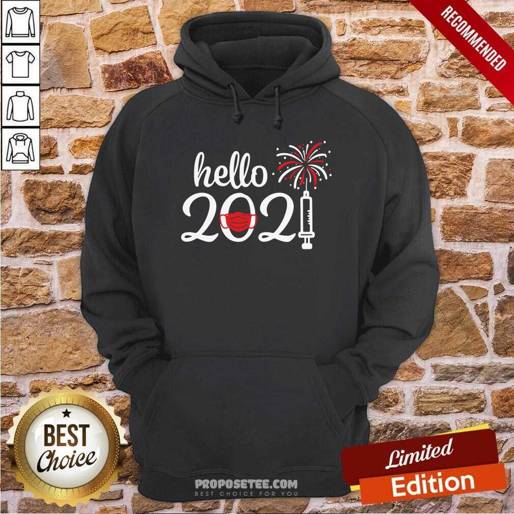Original Hello 2021 Face Mask Christmas Shirt