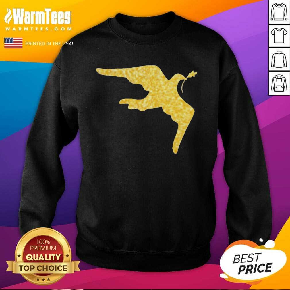 Original Inauguration Outfit Gold Dove Brooch Shirt