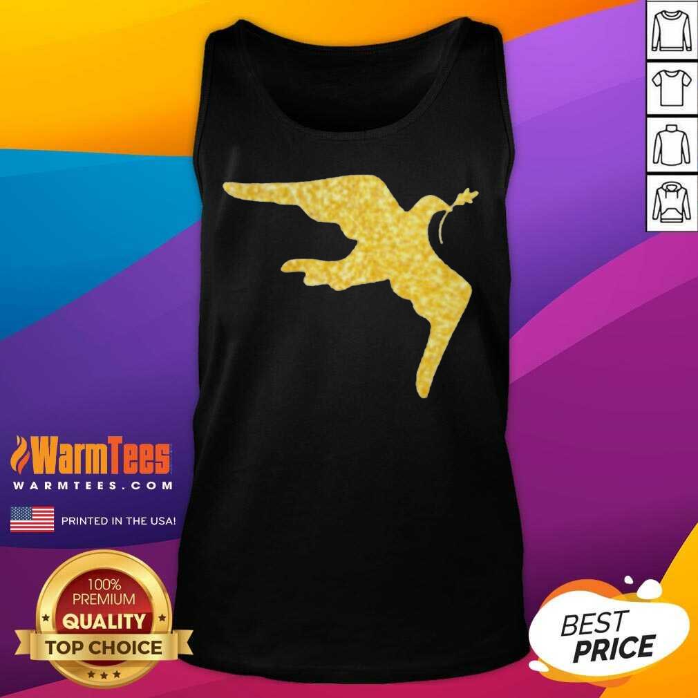 Original Inauguration Outfit Gold Dove Brooch Shirt