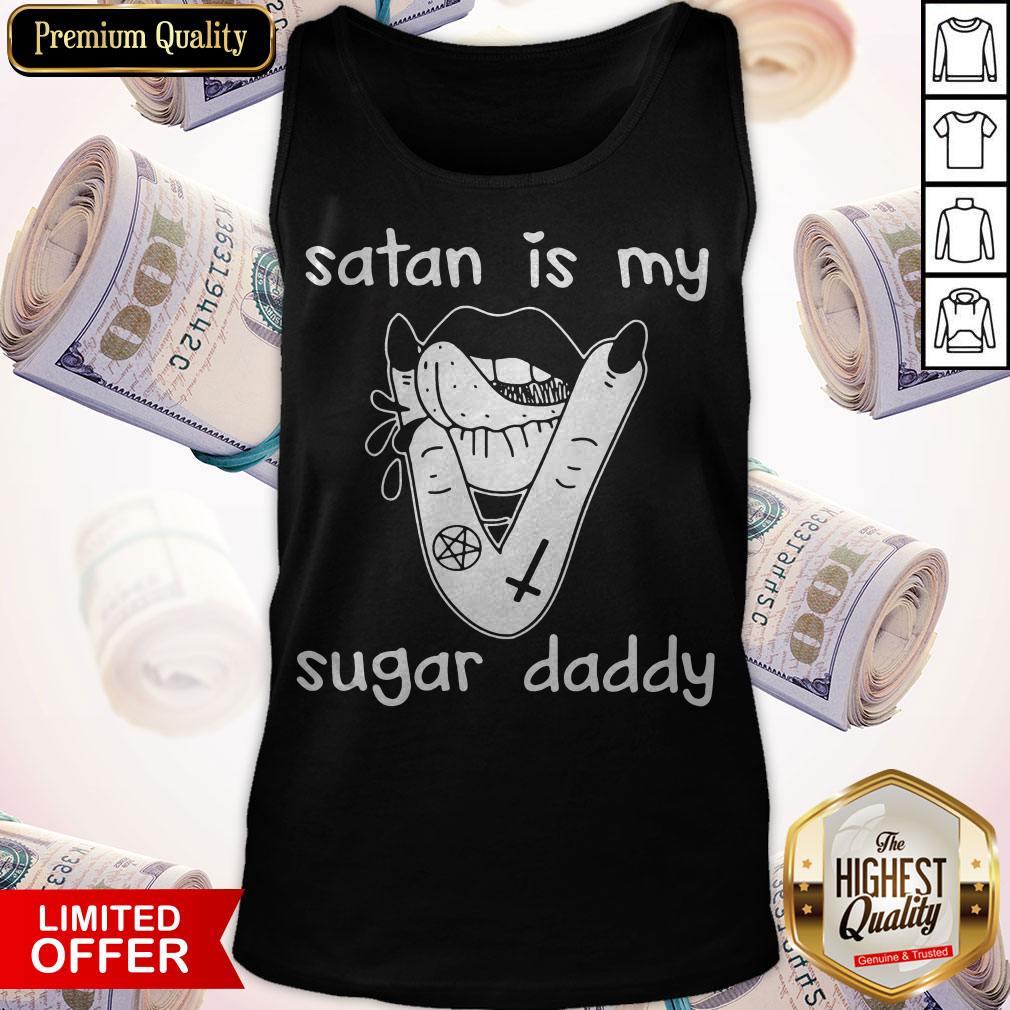Original Lips Satan Is My Sugar Daddy Shirt