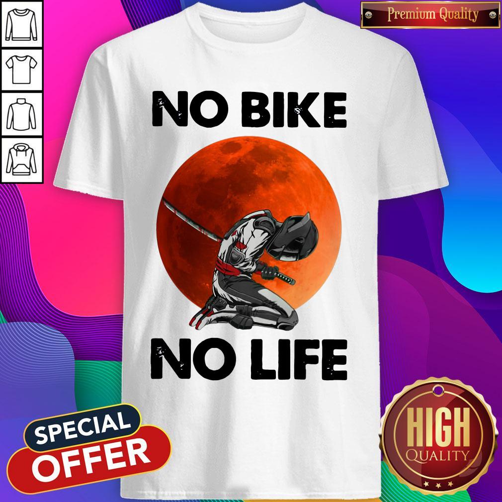 Original No Bike No Life Sunset Shirt