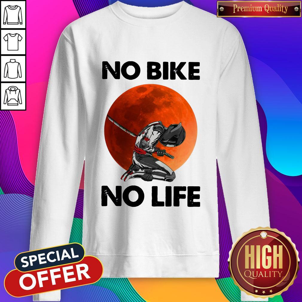 Original No Bike No Life Sunset Shirt
