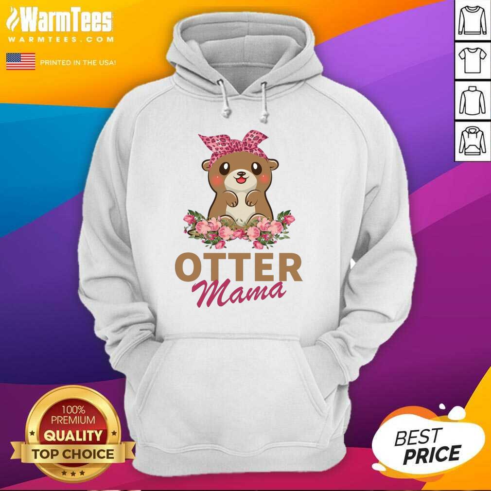 Original Otter Mama With Floral Shirt