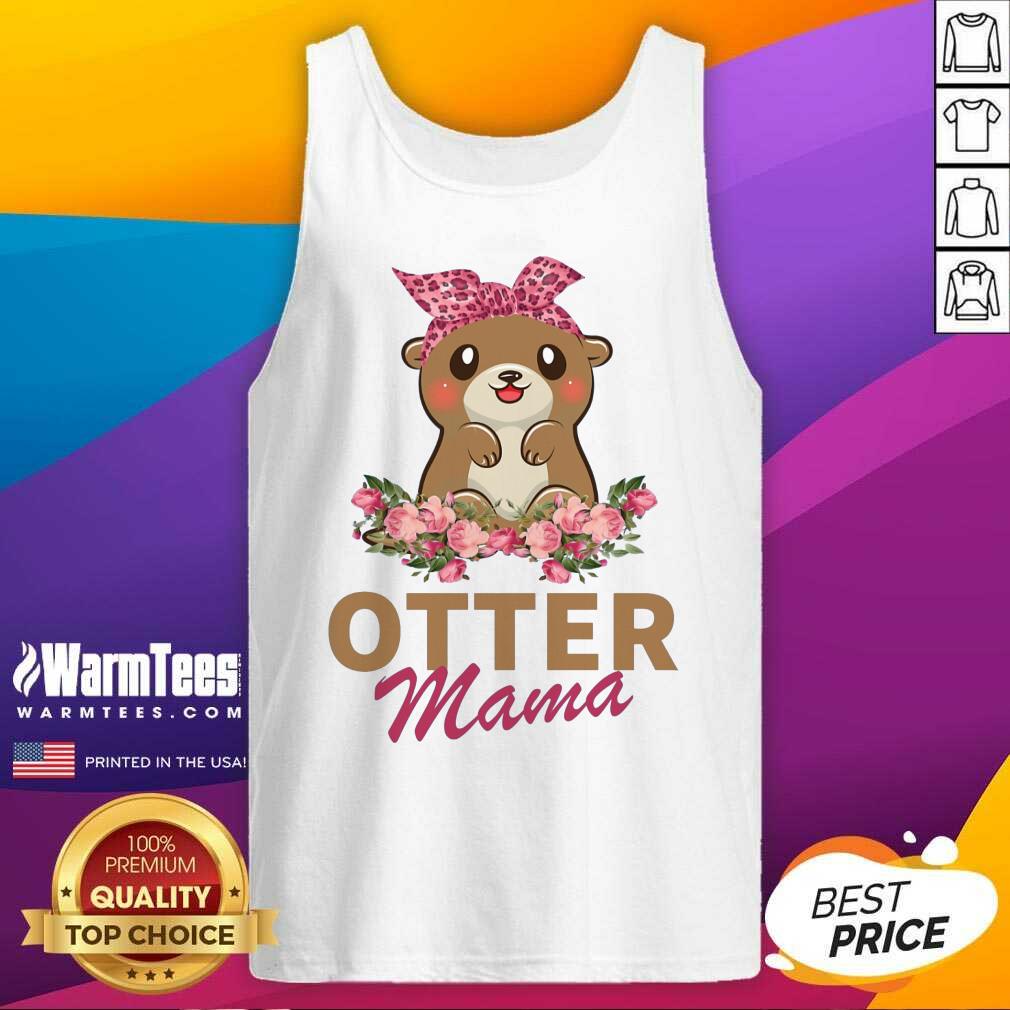 Original Otter Mama With Floral Shirt