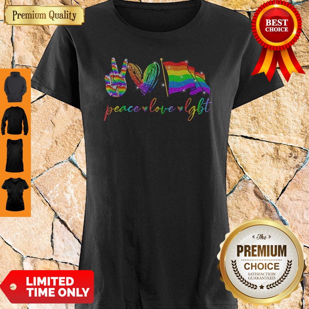 Original Peace Love LGBT Shirt