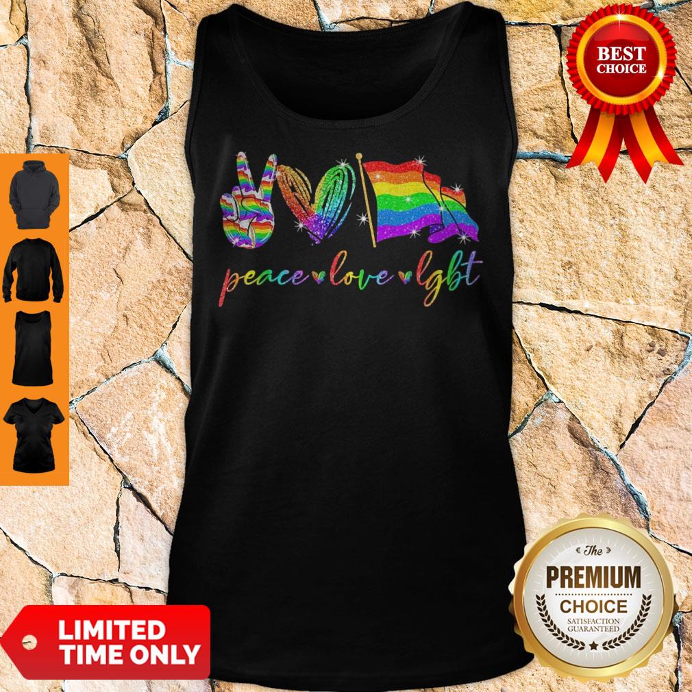 Original Peace Love LGBT Shirt