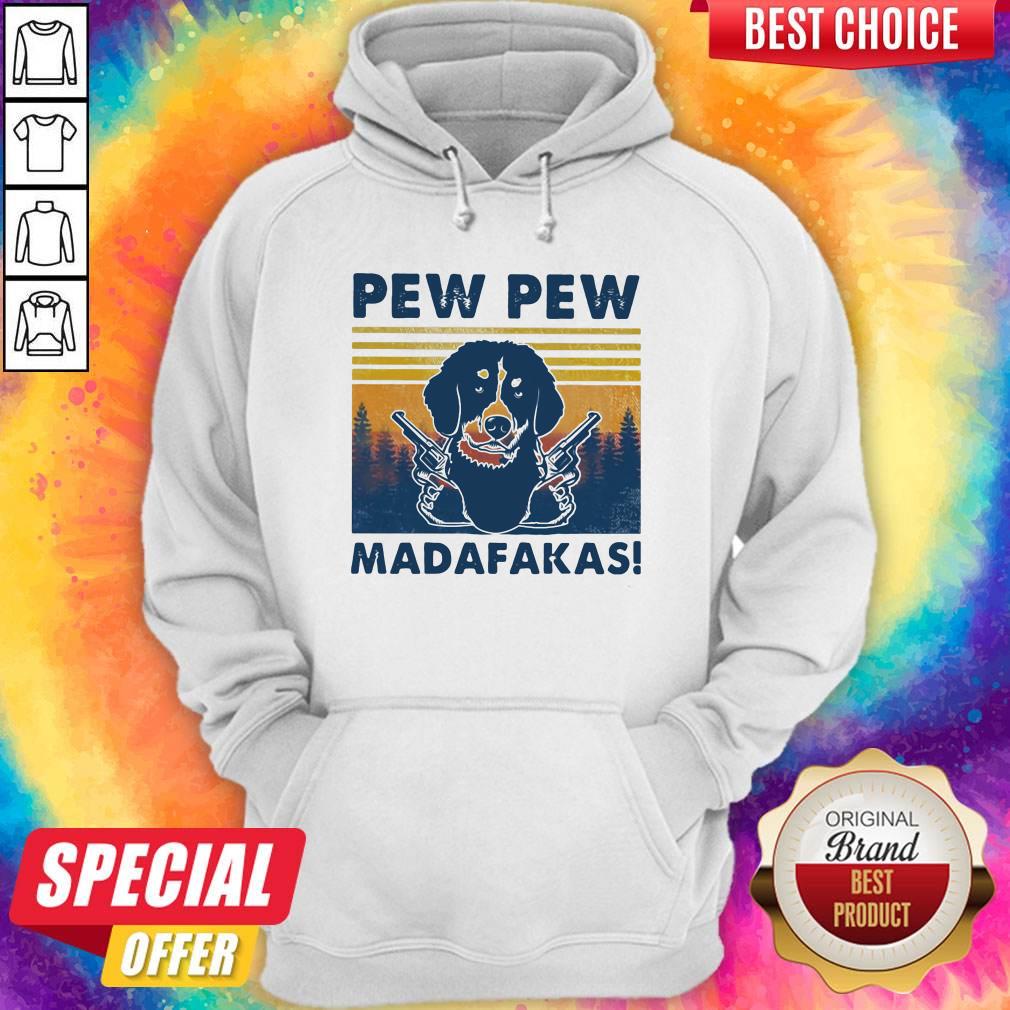 Original Pew Pew Madafakas Dog Gun Vintage Retro Shirt