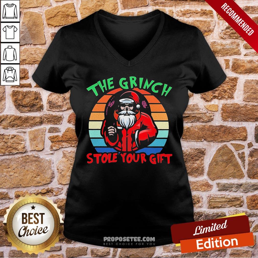 Original Santa Claus The Grinch Stole Your Gilf Vintage Shirt