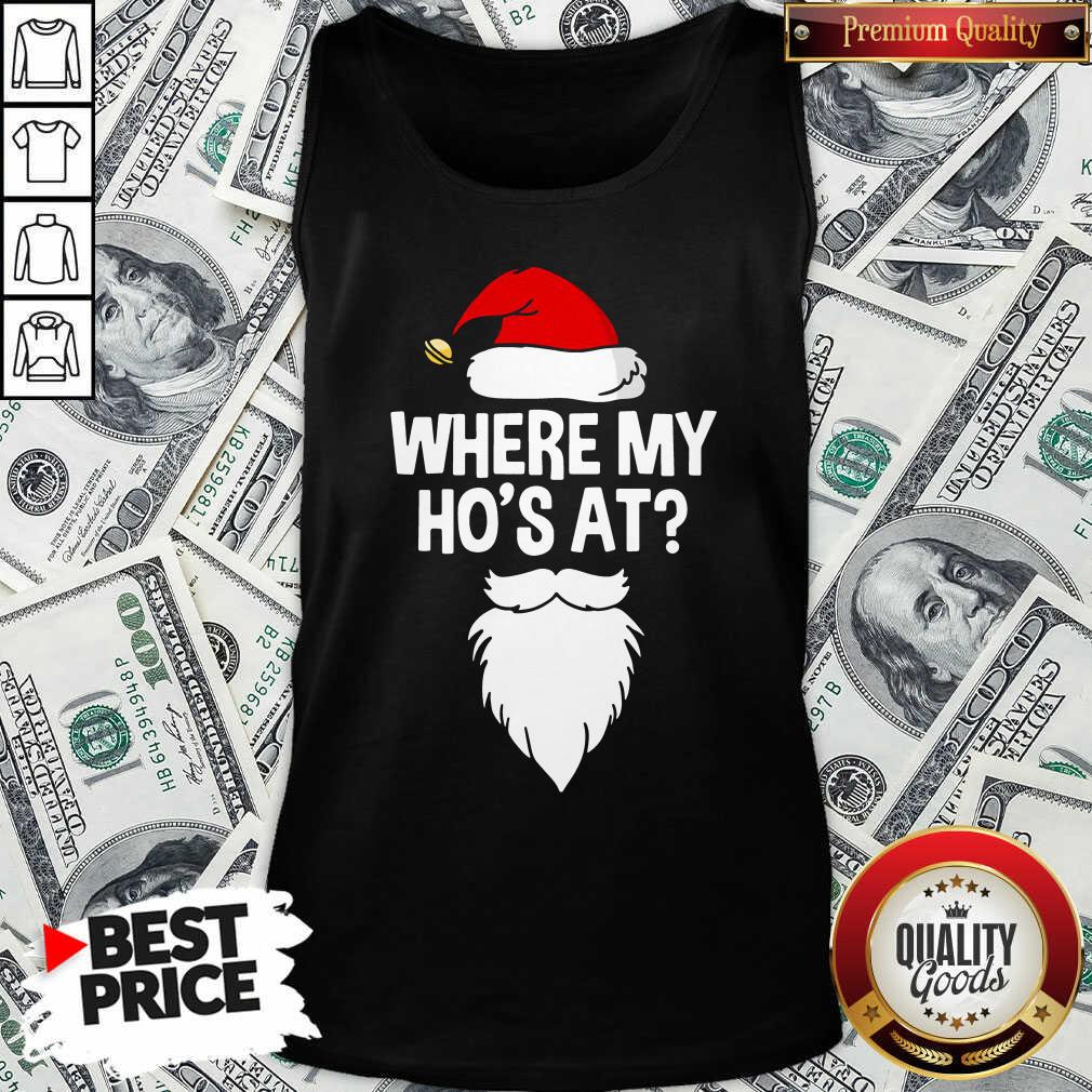 Original Santa Where My Ho’s At Christmas Shirt