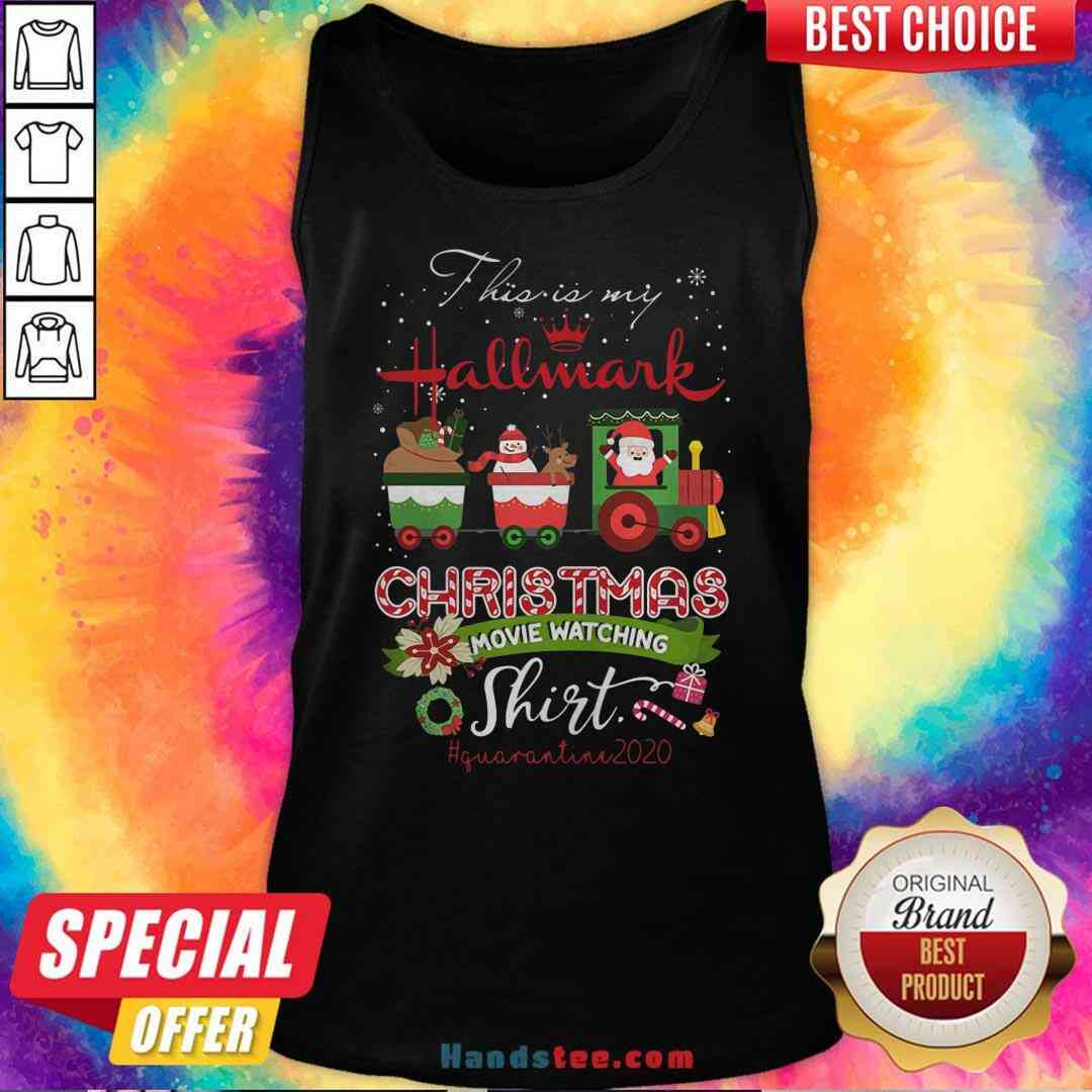 Original This Is My Hallmark Movie Christmas Watching Quarantined 2020 Shirt