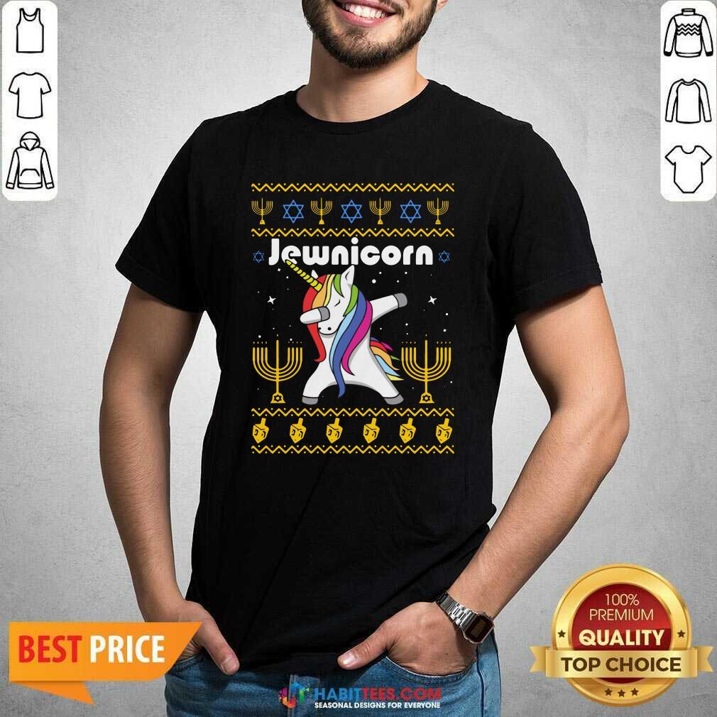 Original Unicorn Jewnicorn Ugly Christmas Shirt