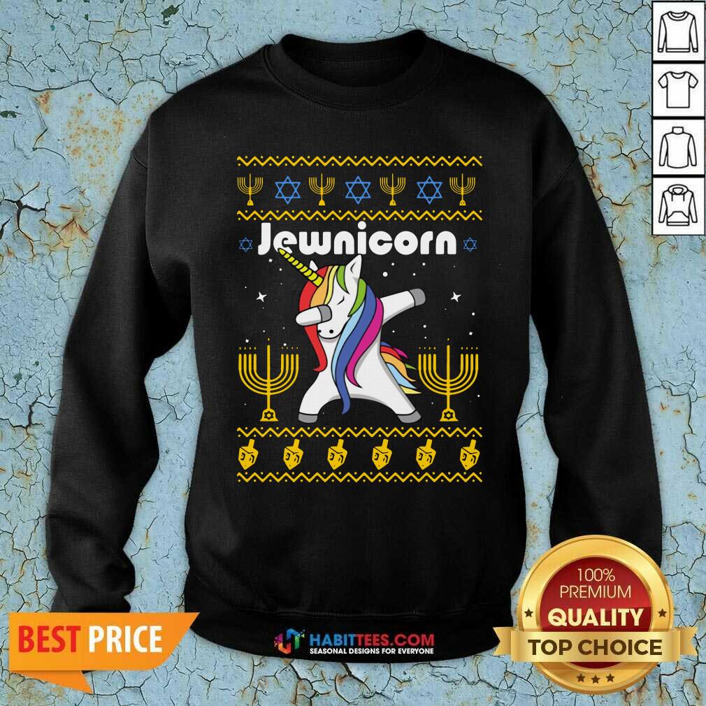 Original Unicorn Jewnicorn Ugly Christmas Shirt