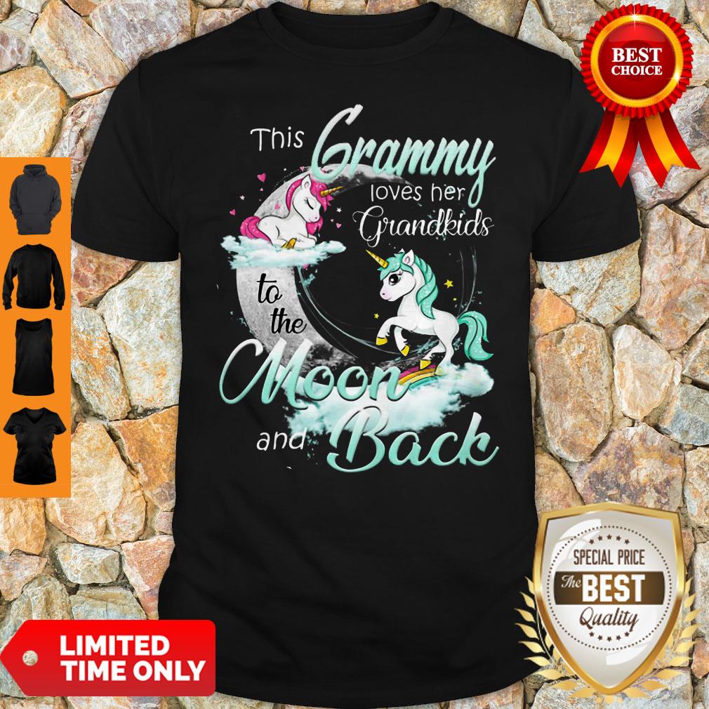 Official The Grammy Loves Her Grandkids To The Moon And Back Shirt