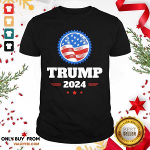 Premium Trump 2024 American Flag Shirt