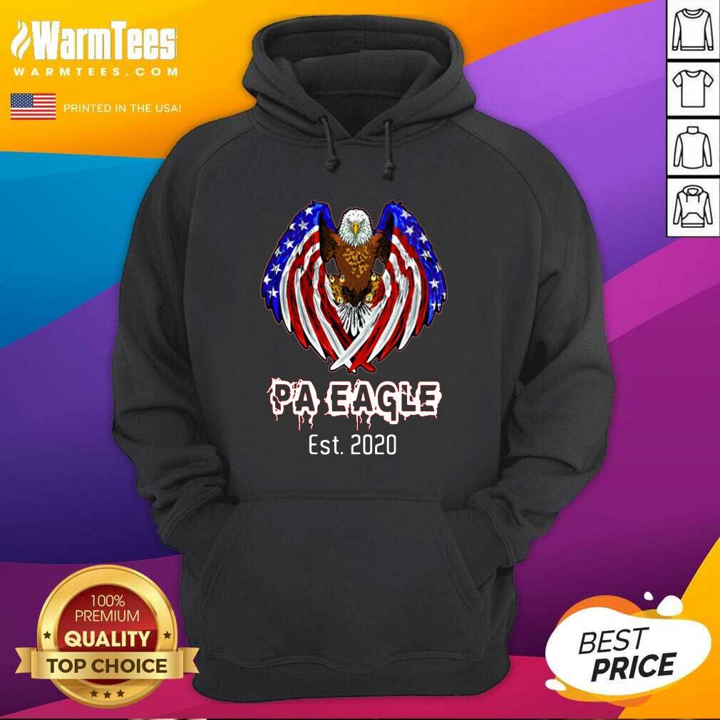 Pa Eagle American Flag Est 2020 Shirt