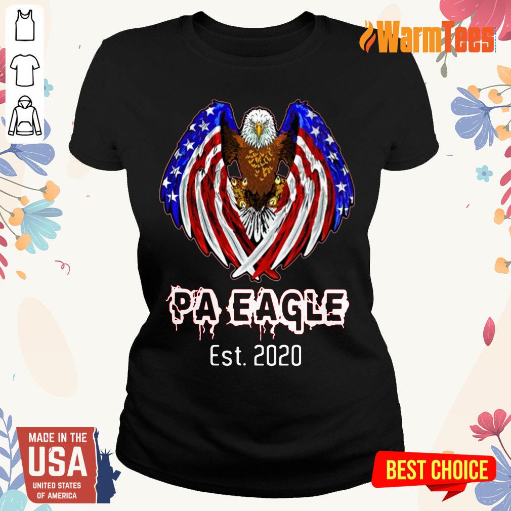 Pa Eagle American Flag Est 2020 Shirt