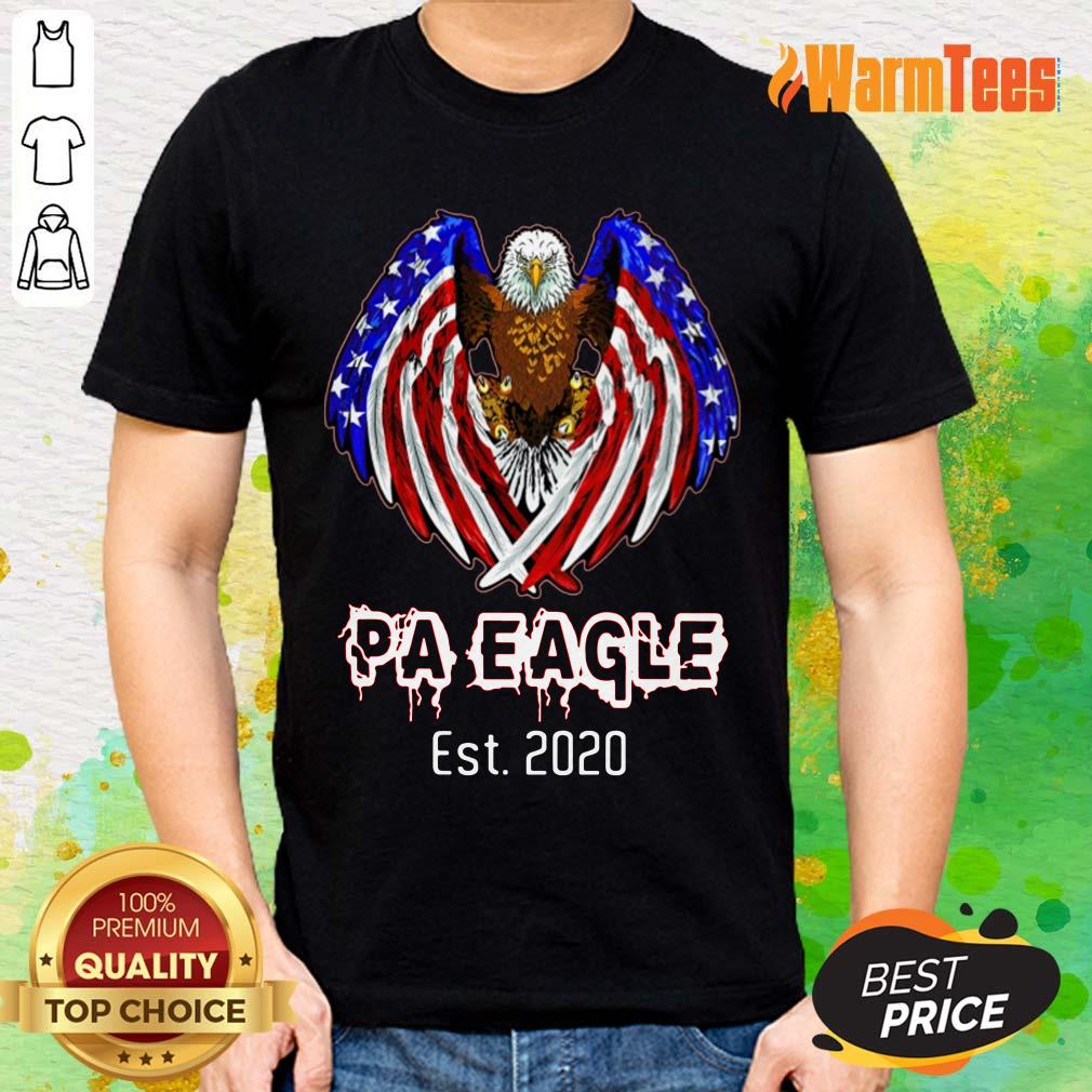 Pa Eagle American Flag Est 2020 Shirt