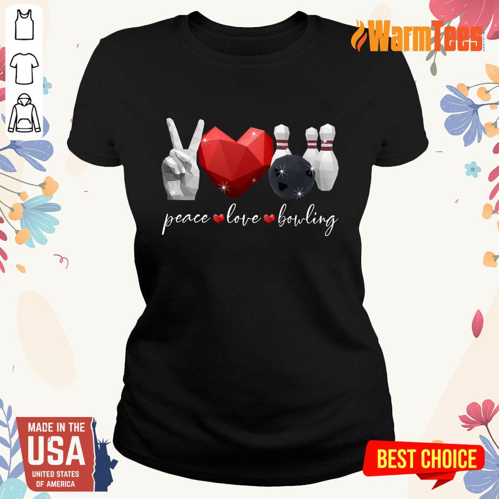 Peace Love Bowling Shirt