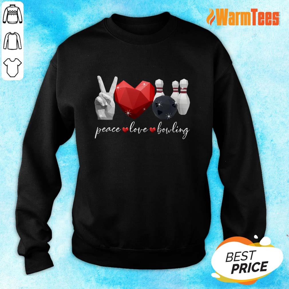 Peace Love Bowling Shirt