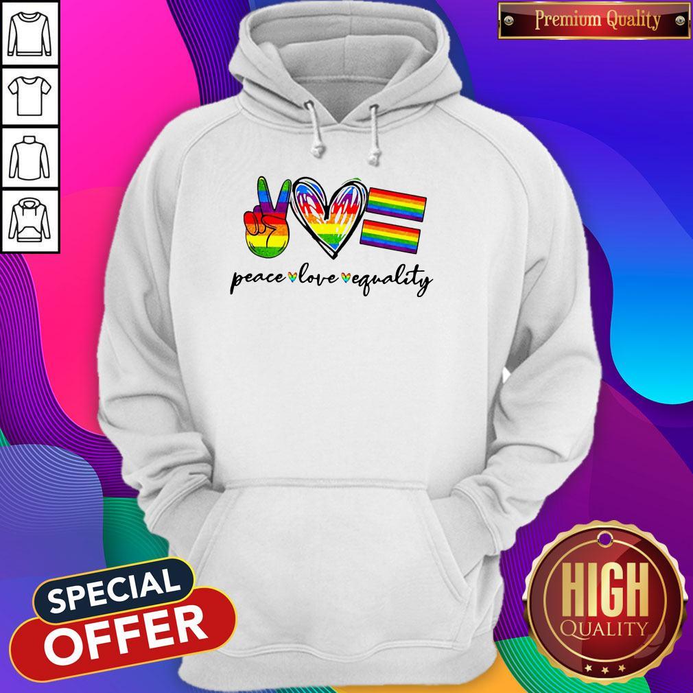 Peace Love Equality Lgbt Shirt