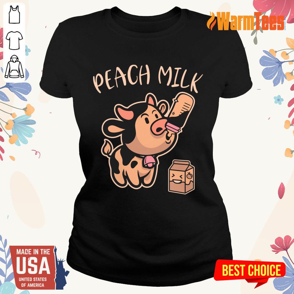Peach Milk Dairy Cows Shirt