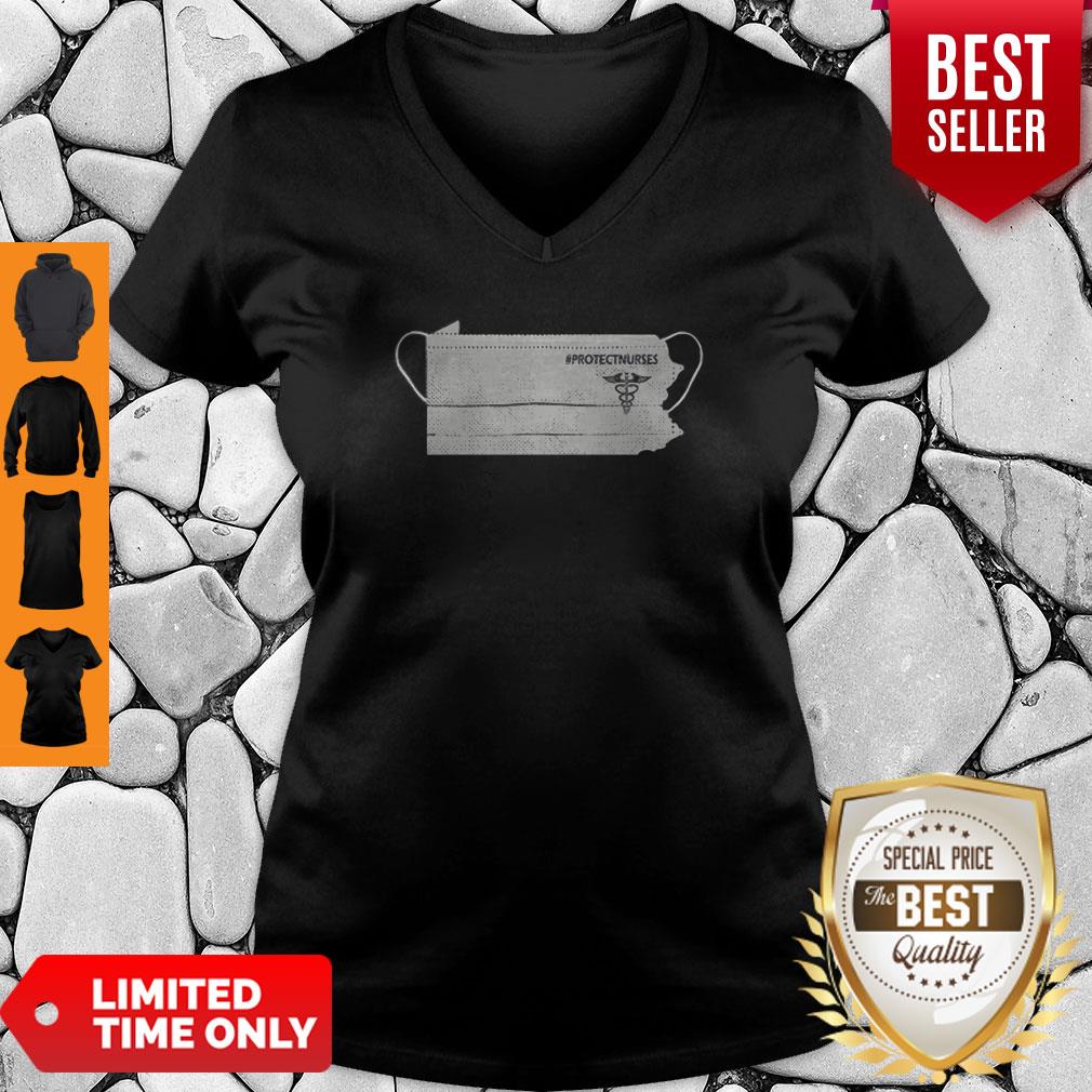 Pennsylvania Protect Nurses Face Mask Coronavirus Shirt