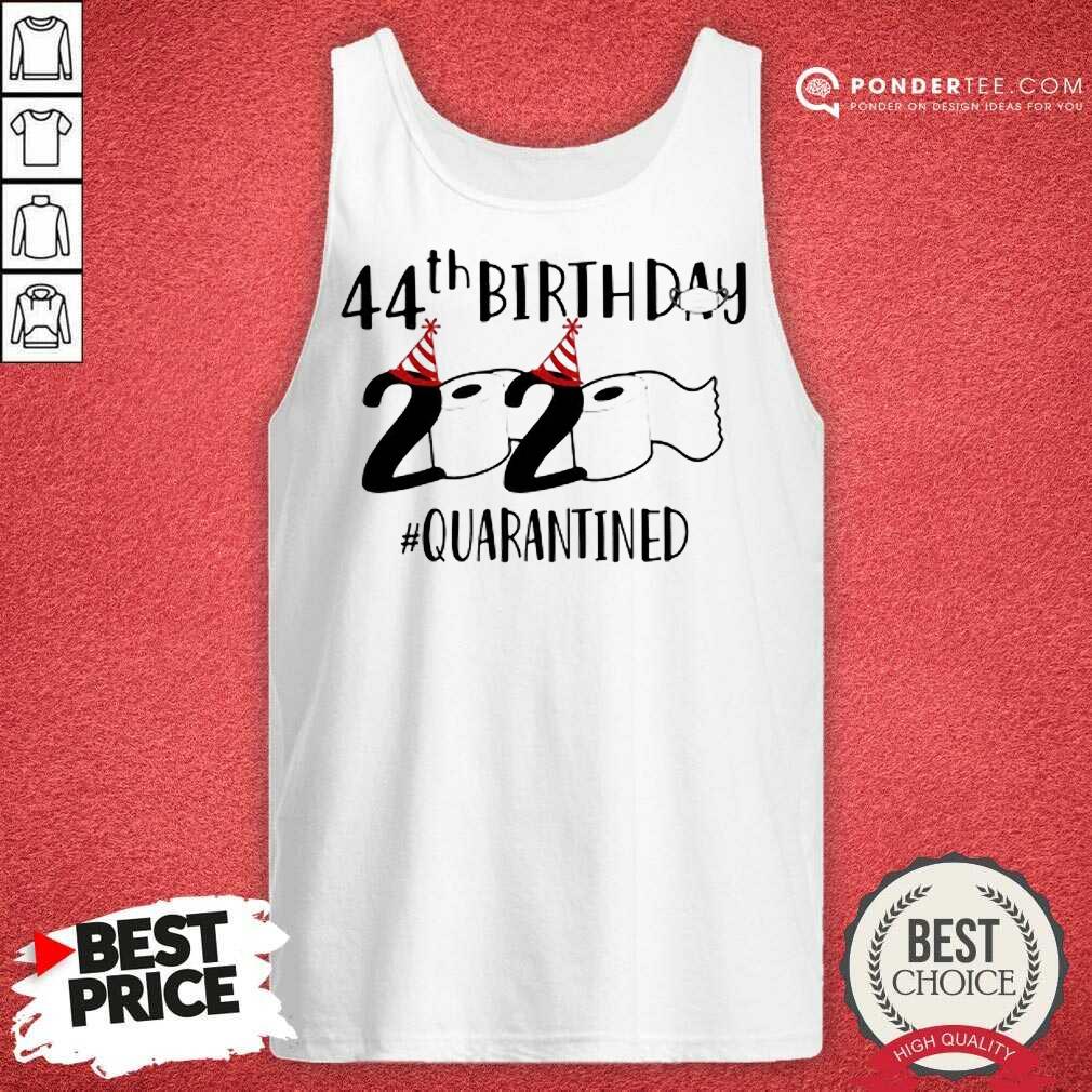 Perfect 44th Birthday 2020 Quarantined Coronavirus Shirt