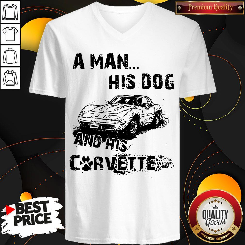 Perfect A Man His God And His Corvette Shirt