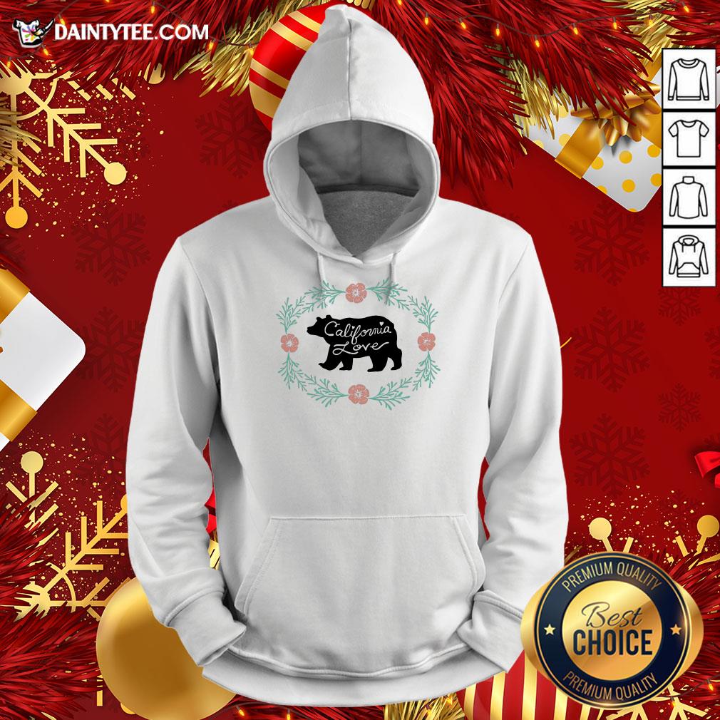 Perfect Bear California Love Flower Shirt