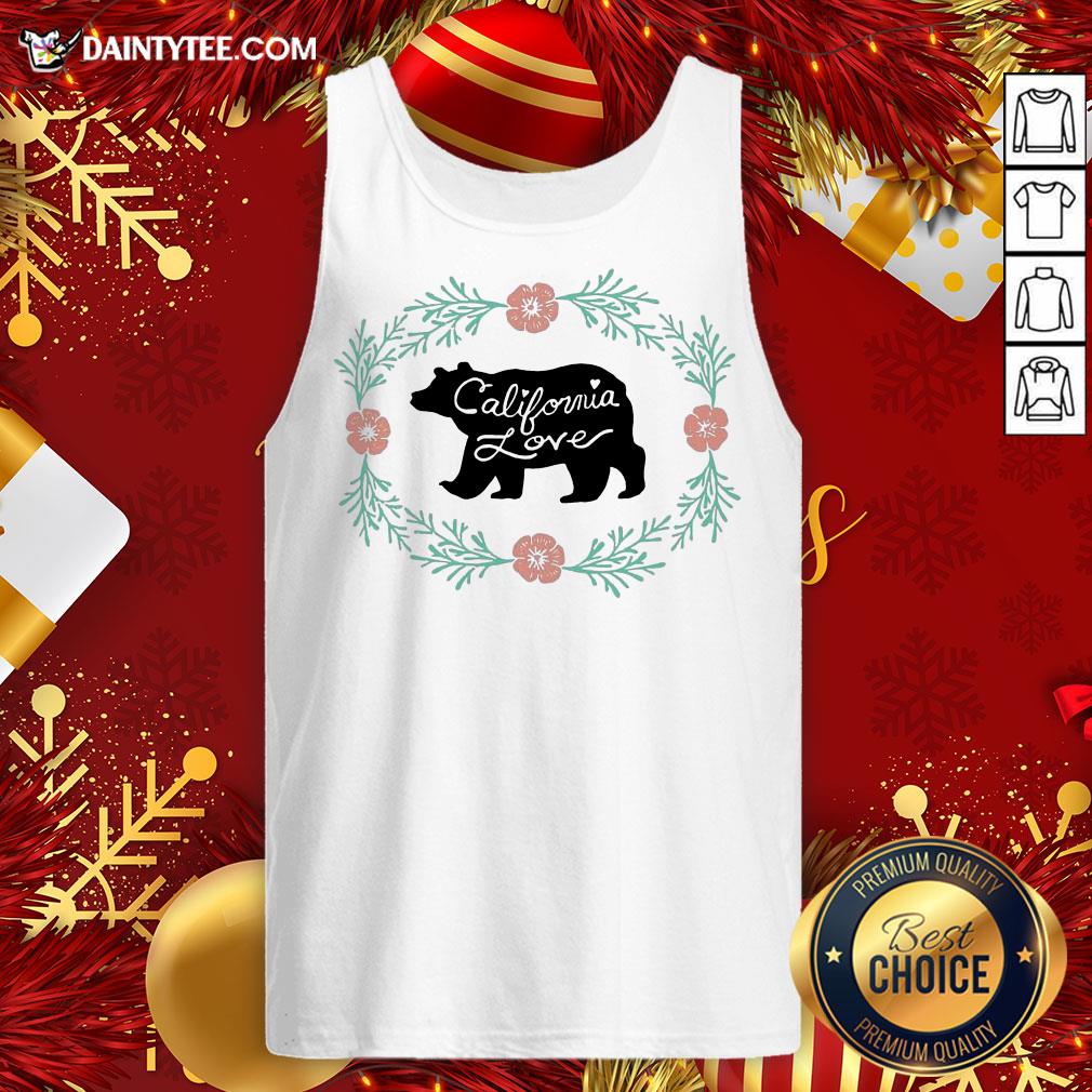 Perfect Bear California Love Flower Shirt