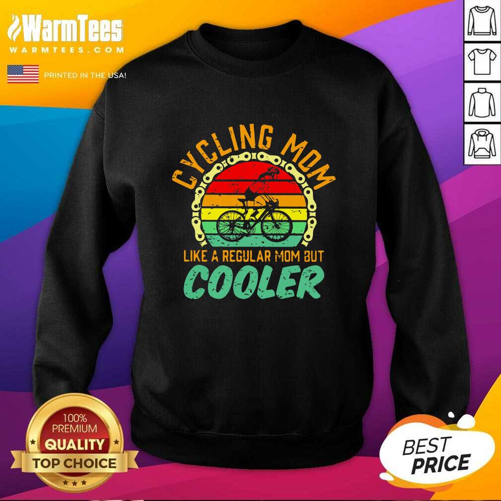 Perfect Cycling Mom Like A Regular Mom But Cooler Vintage Shirt