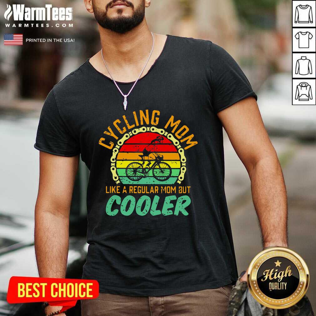 Perfect Cycling Mom Like A Regular Mom But Cooler Vintage Shirt