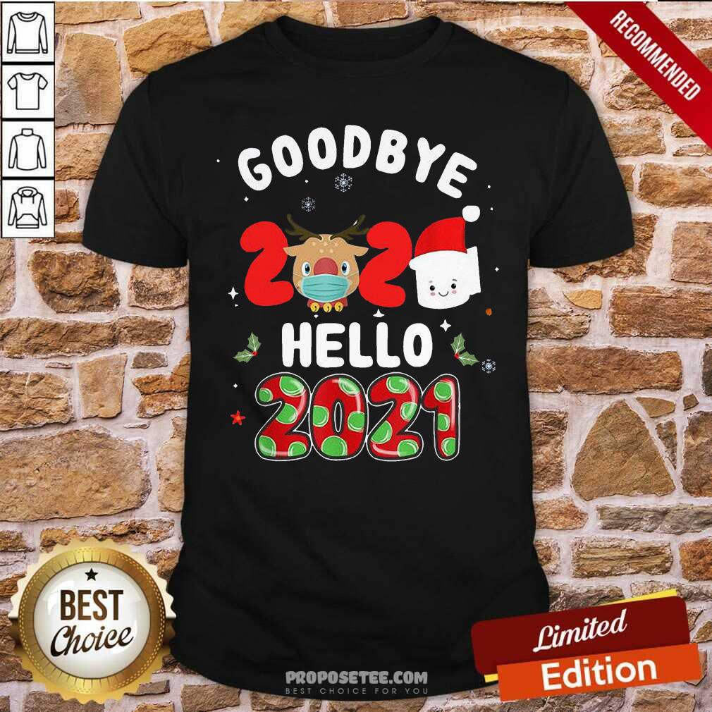 Perfect Goodbye 2020 Toilet Paper Santa Hello 2021 Shirt