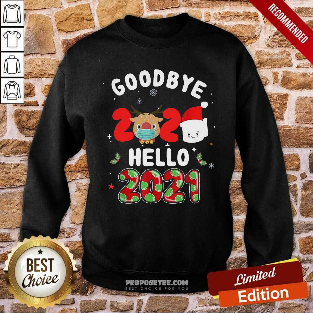 Perfect Goodbye 2020 Toilet Paper Santa Hello 2021 Shirt