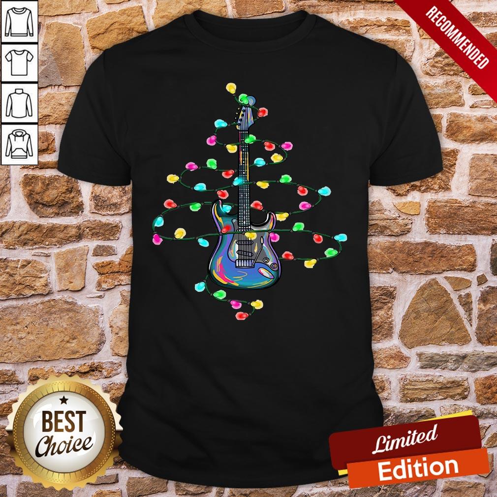 Perfect Guitar Christmas Light Shirt