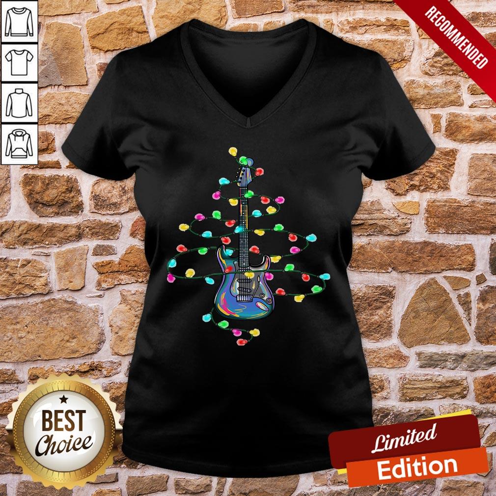 Perfect Guitar Christmas Light Shirt