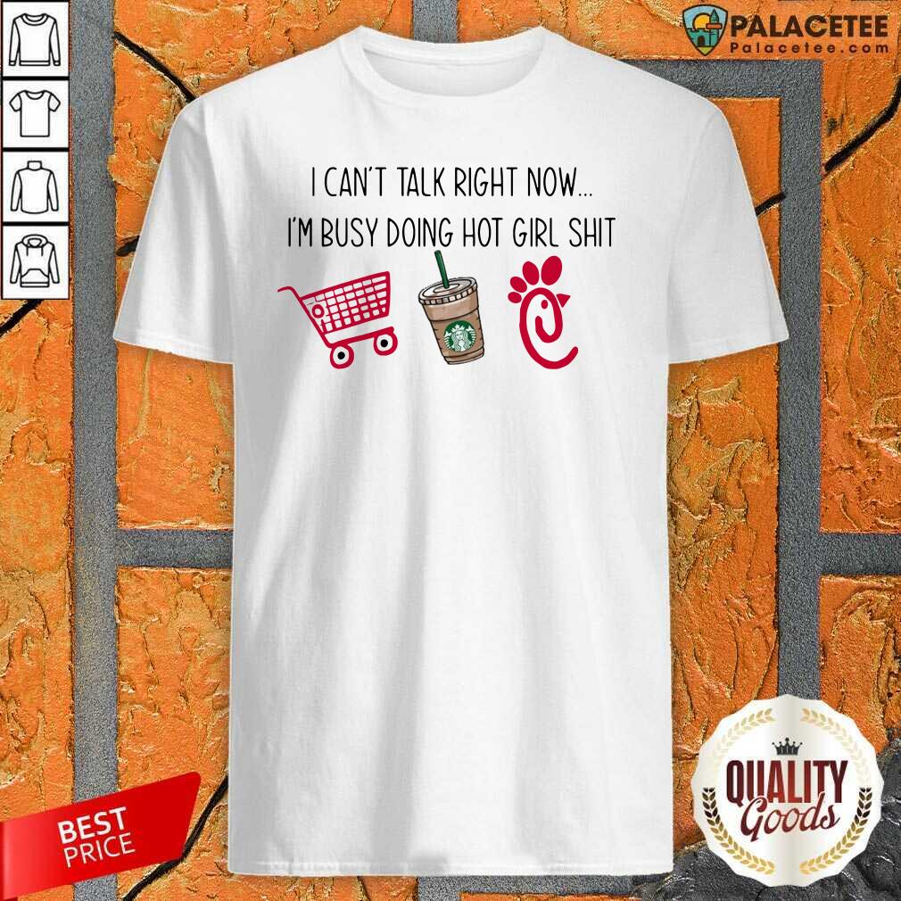 Perfect I Can’t Talk Right Now I’m Busy Doing Hot Girl Stuff Shirt