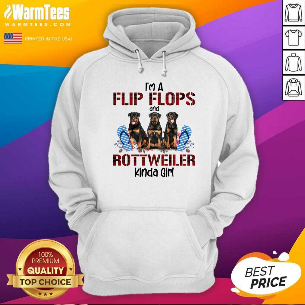 Perfect I’m A Flip Flops And Rottweiler Kinda Girl Shirt