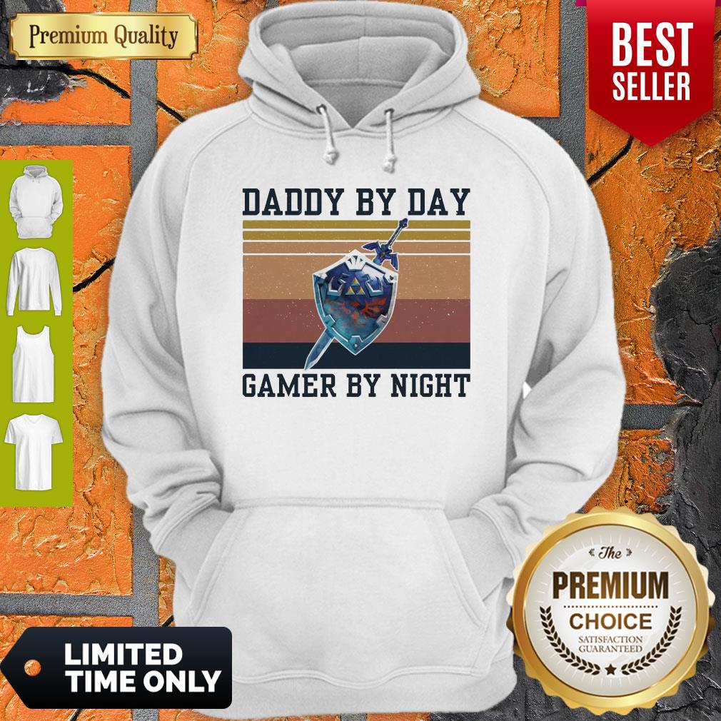 Perfect Legend Of Zelda Shield Daddy By Dad Gamer By Night Vintage Shirt