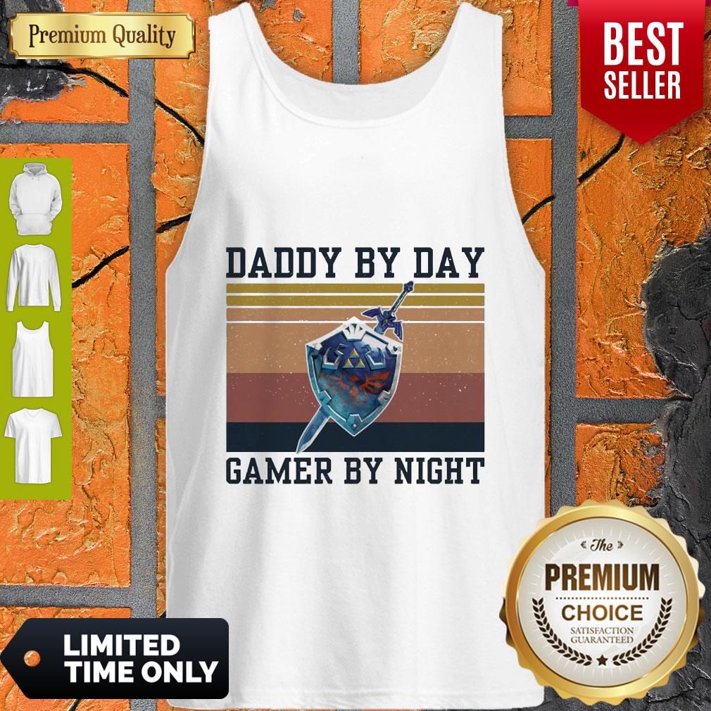 Perfect Legend Of Zelda Shield Daddy By Dad Gamer By Night Vintage Shirt