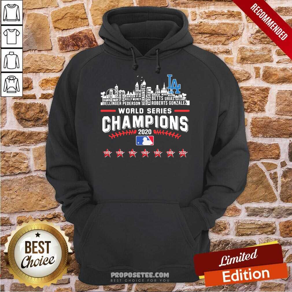 Perfect Los Angeles Dodgers World Series Champions 2020 Mlb Shirt