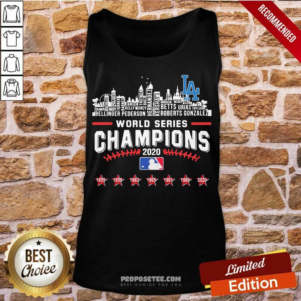 Perfect Los Angeles Dodgers World Series Champions 2020 Mlb Shirt